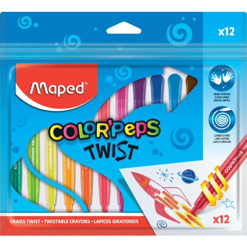 Maped Crayones Twist 12 Und