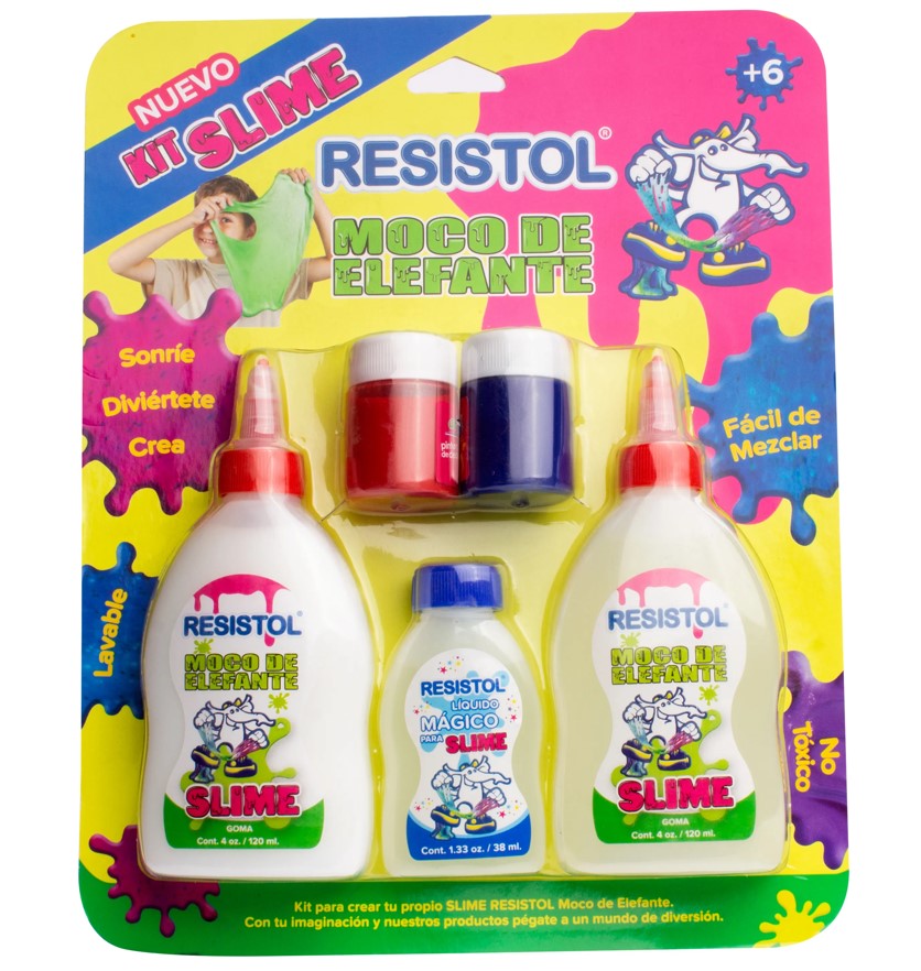 Kit Resistol Slime 125G Surtido
