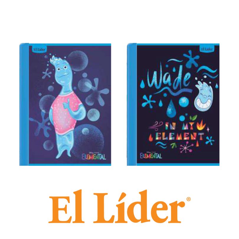 El Lider Cuaderno Raya Ancha Grande 100H Elemental