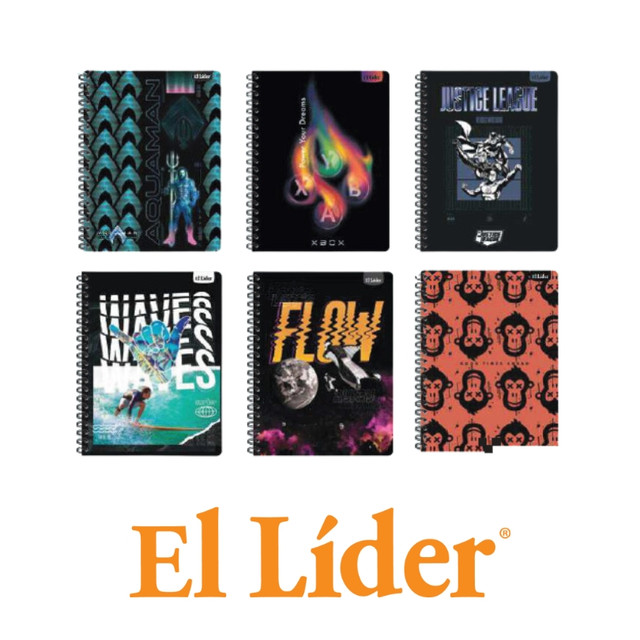 El Lider Libreta Raya Ancha Grande 100H Surt Hombre