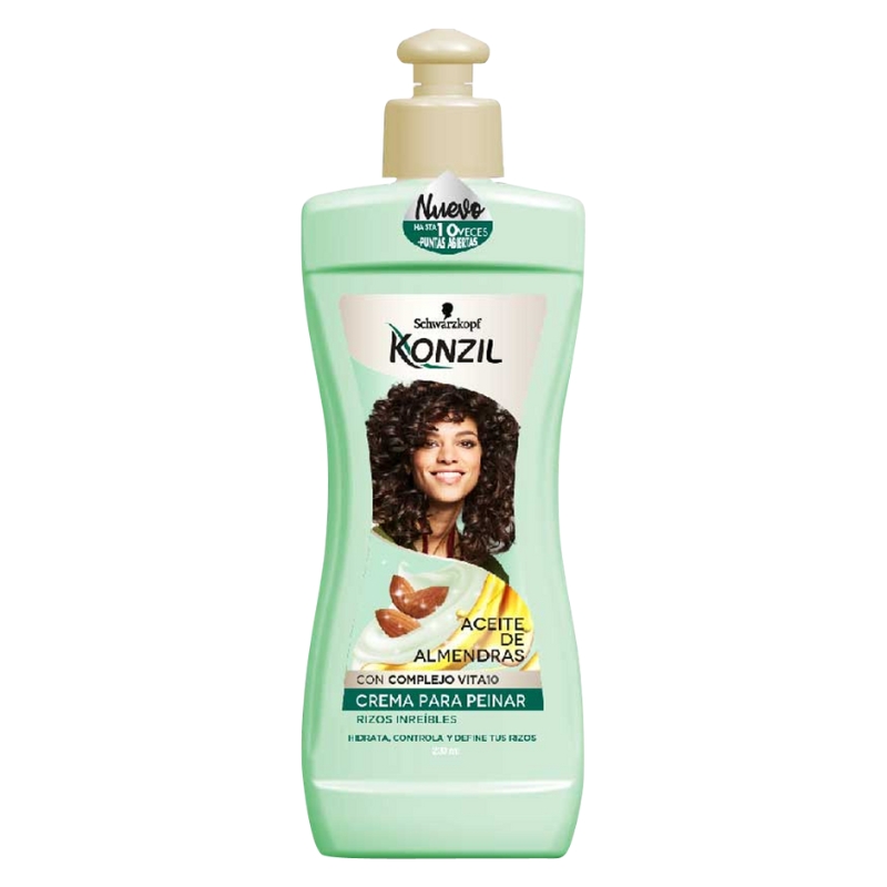 Konzil Crema Para Peinar Aceite De Almendras 230Ml