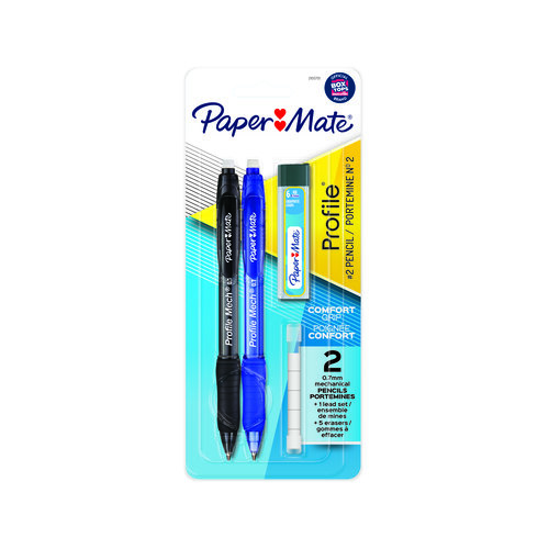 Paper Mate Lápiz Mecanico Profile 0.7Mm 2Und Surtido