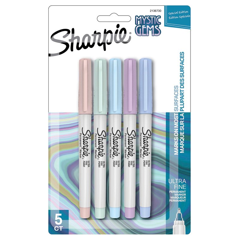 Sharpie Marcador Mystic Gem Punta Ultra Fina 5Und Surtido