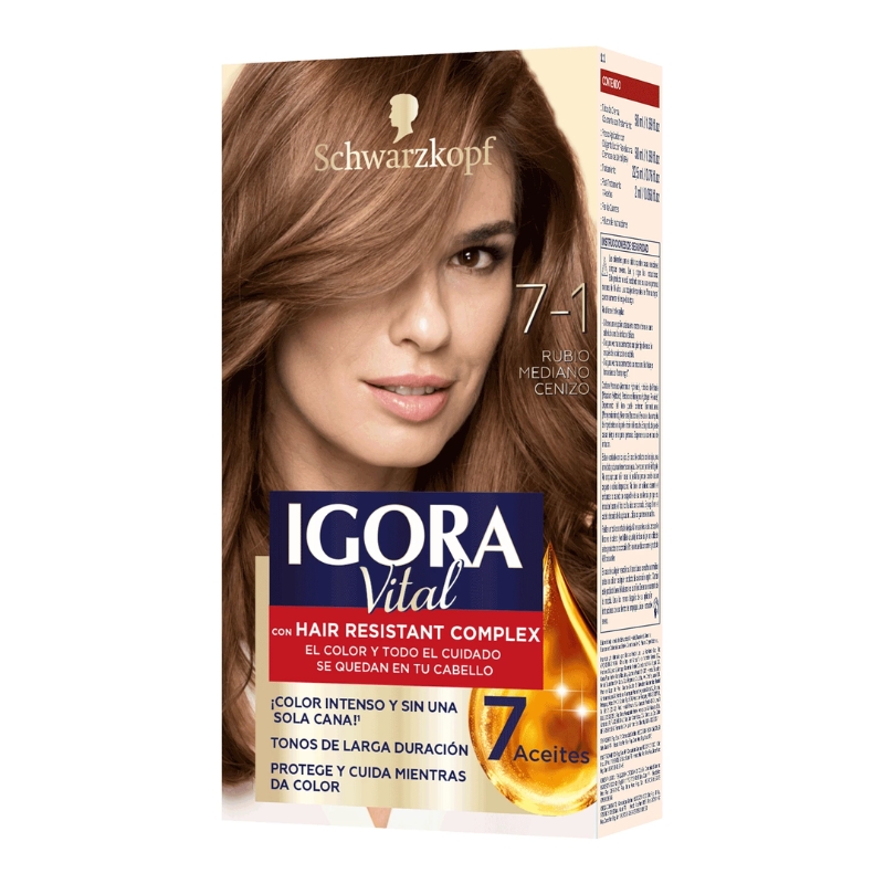 Igora Vital 7-1 Rubio Mediano Cenizo