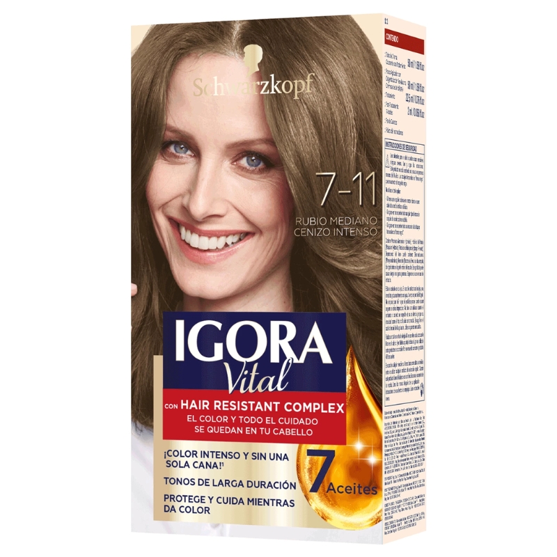 Igora Vital 7-11 Rubio Mediano Cenizo Intenso