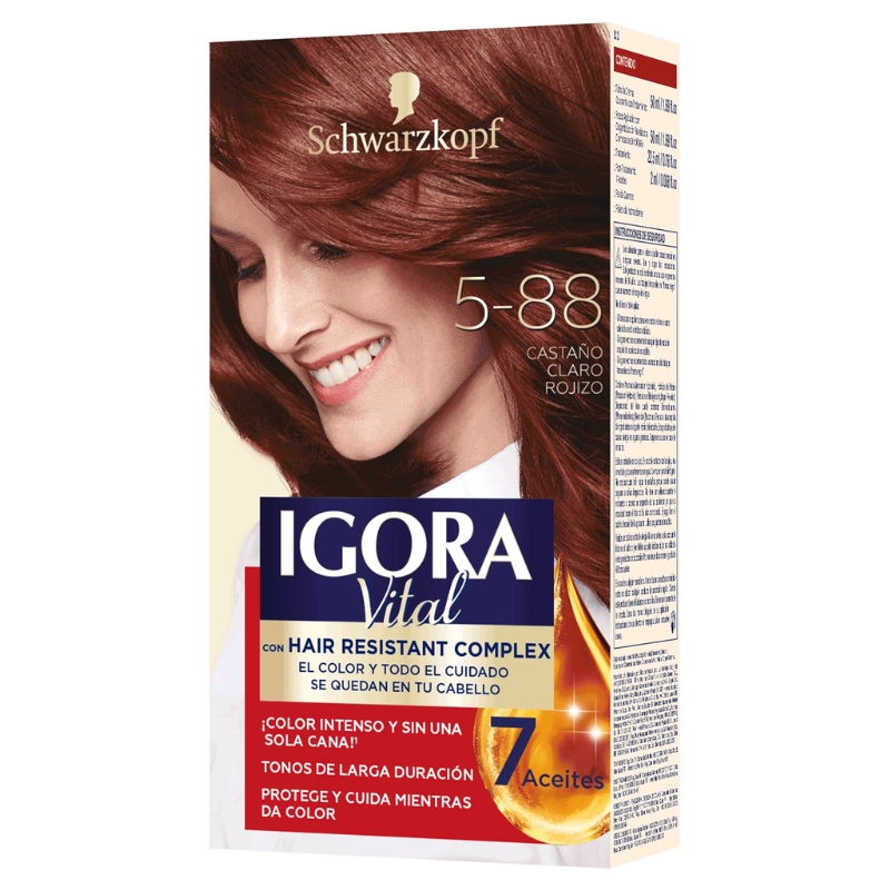 Igora Vital 5-88 Castaño Claro Rojizo