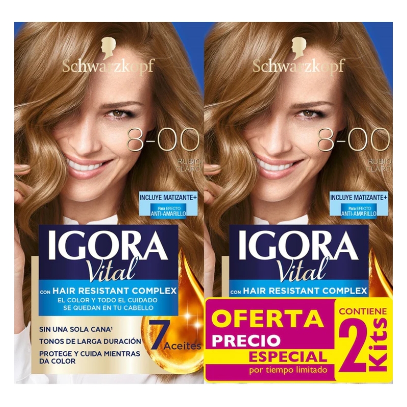 Igora Vital 8-00 2Kit Rubio Claro