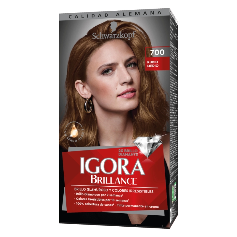 Igora Brillance Tinte 700 Rubio Medio