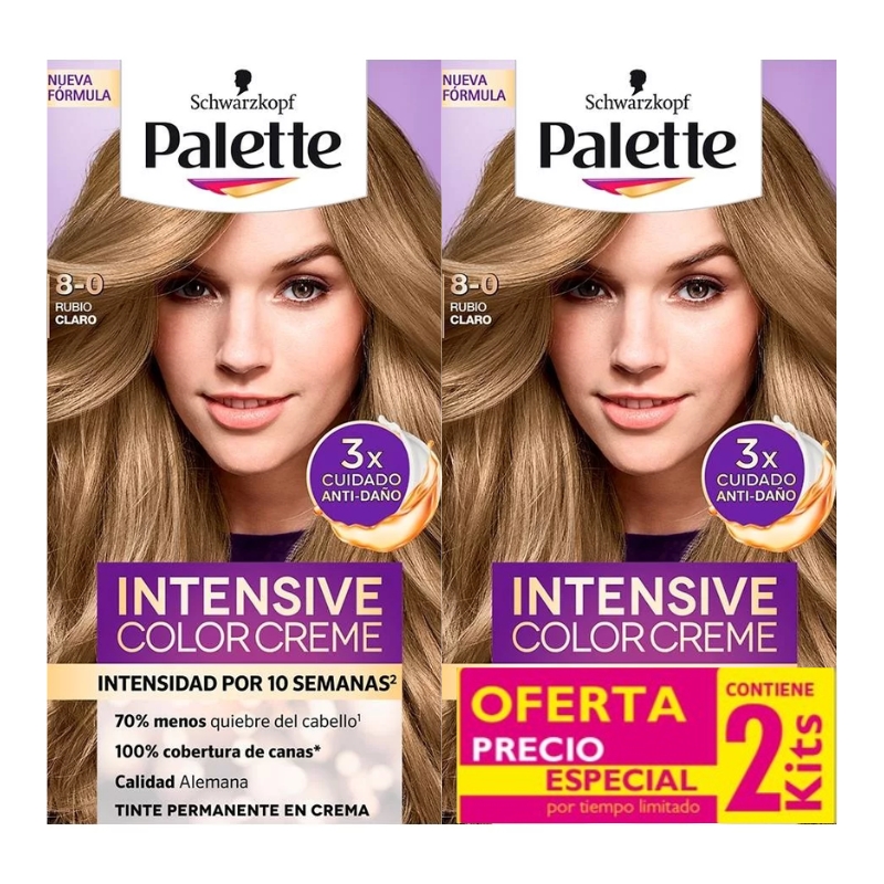 Palette Cc 2Kit 8-0 Rubio Claro