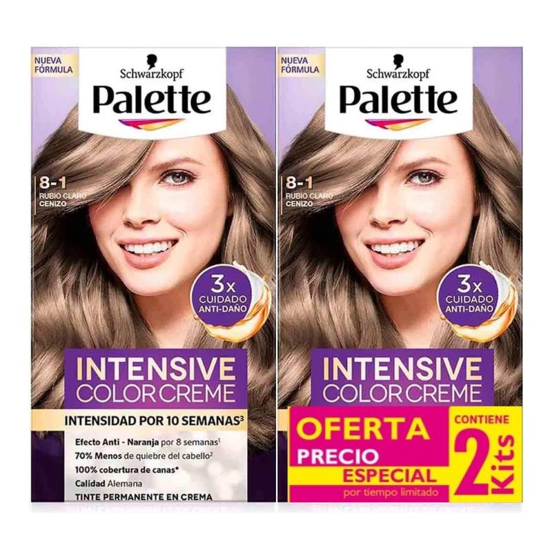 Palette Cc 2Kit 8-1  Rubio Claro Cenizo