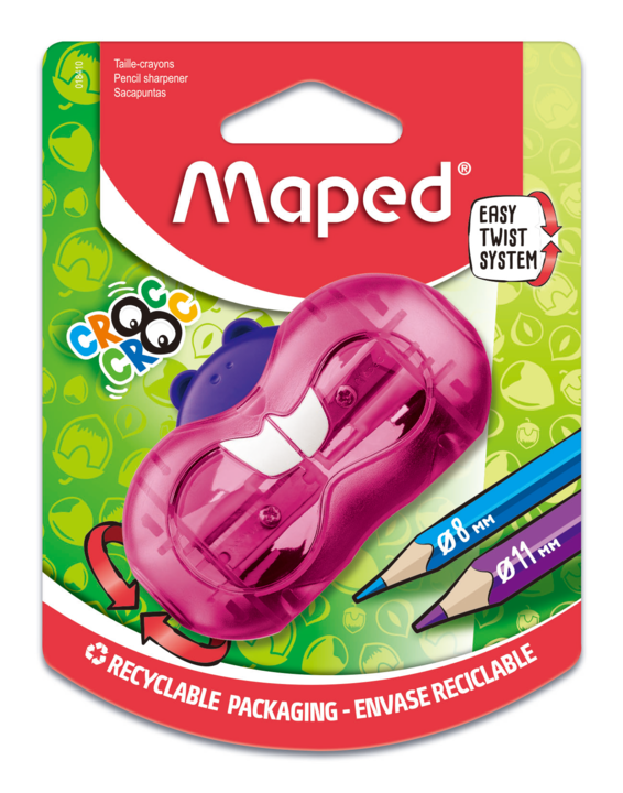 Maped Sacapunta Croc Croc  Twist 2 Usos