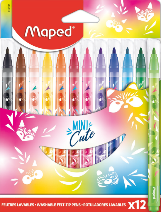 Maped Marcadores Mini-Cute 12 Und
