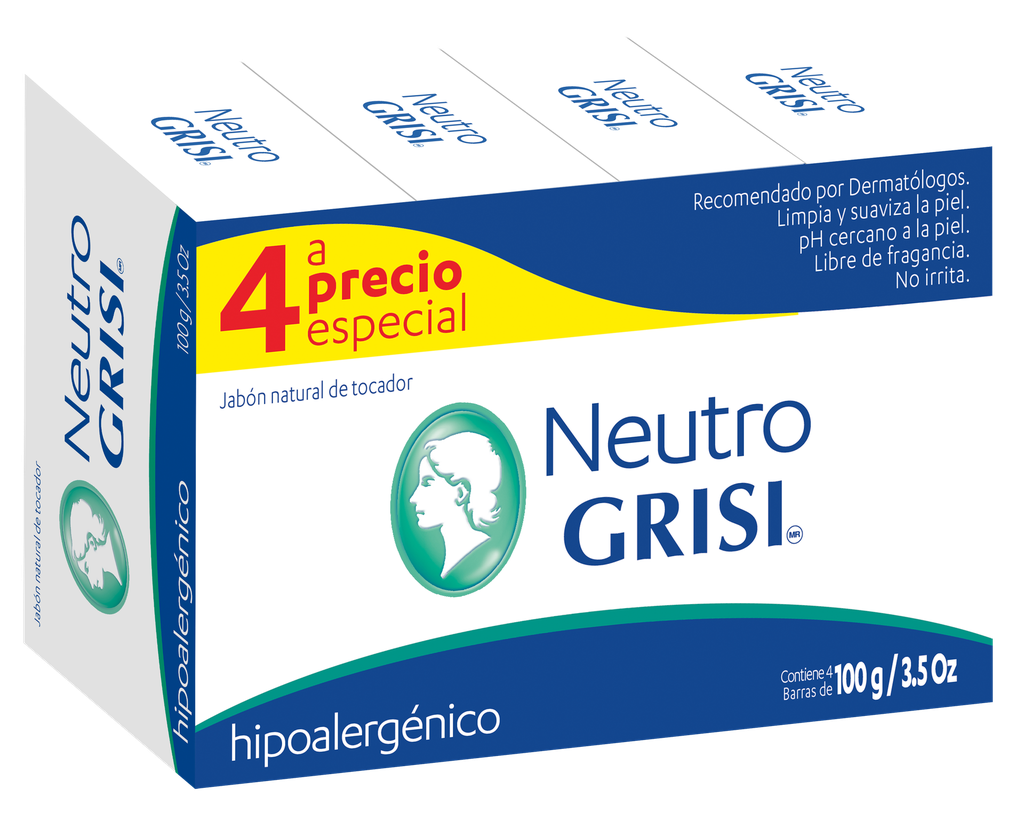 GRISI JAB/BARRA CUADRIPACK NEUTRO