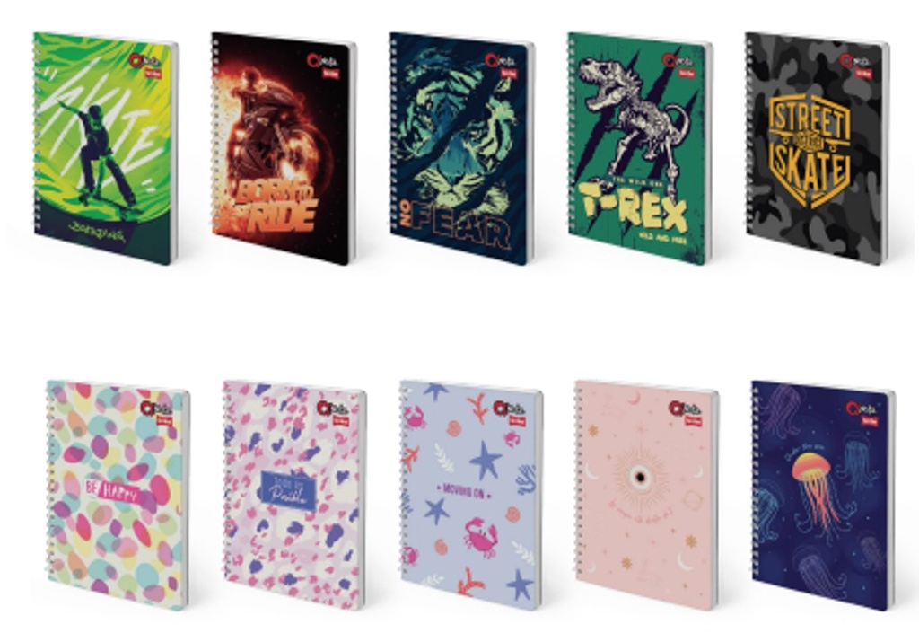 Scribe Block Espiral Raya Ancha Taquigrafia 58H Anota 