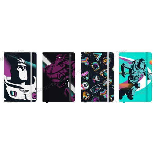 Scribe Cuaderno Cosido Raya Ancha Grande 100H Lightyear