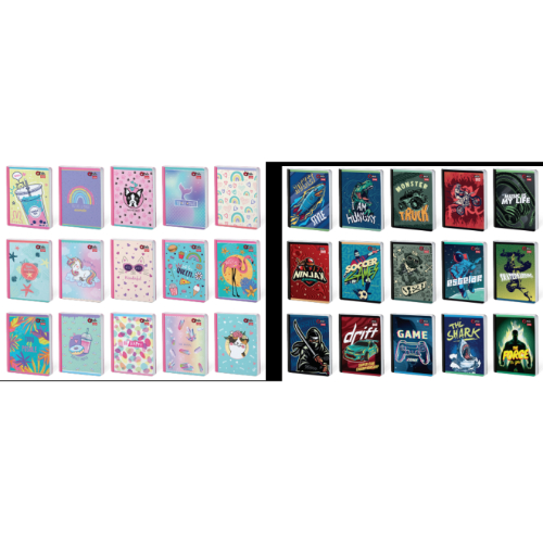 Scribe Cuaderno Cosido Raya Ancha Pequeño 100H Anota 