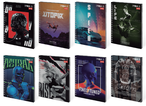 Scribe Libreta Edo Raya Ancha Grande 100H Tribals 