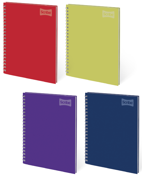 Scribe Libreta Raya Ancha Grande 200H Poly Cover 