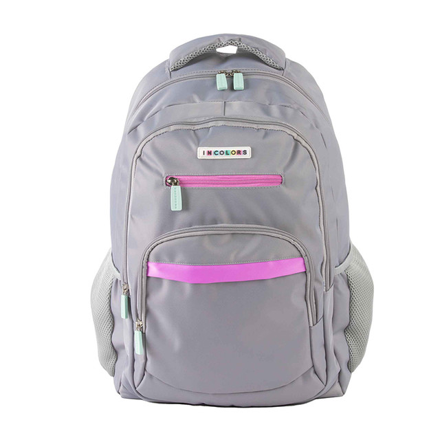 Scribe Mochila Incolors Multiproposito Gris
