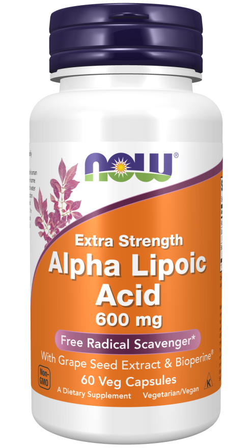 Now Alpha Lipoic Acid 600Mg   60 Vcaps