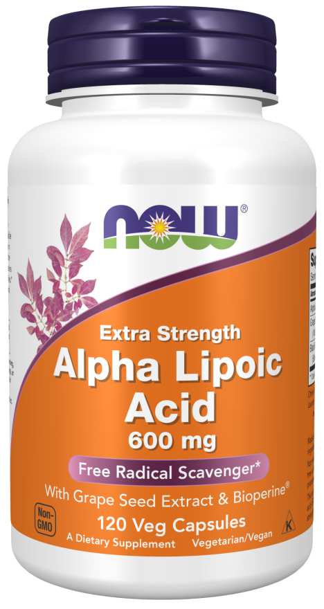 Now Alpha Lipoic Acid 600Mg   120 Vcaps