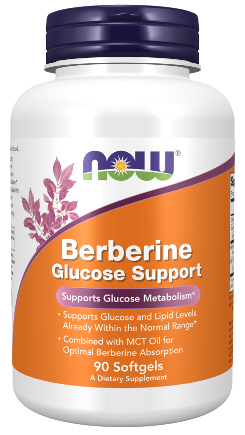 Now Berberine Glucose Support  90 Sgels