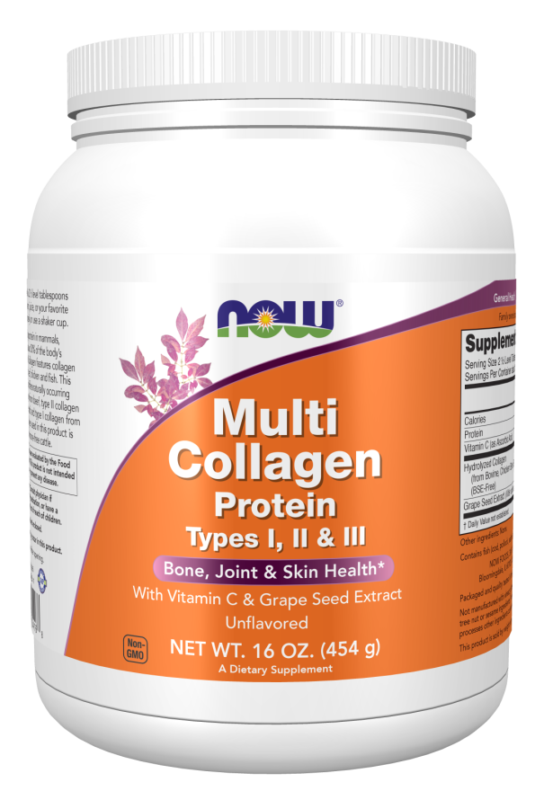 Now Multi Collagen Pwd (Unflvr)  16 Oz