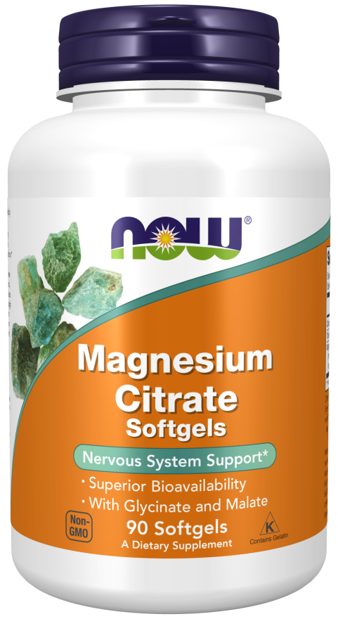 Now Magnesium Citrate 134Mg  90 Sgels