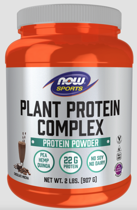 Now Plant Protein Complex- Chocolate Mocha Flavor  2 Lbs