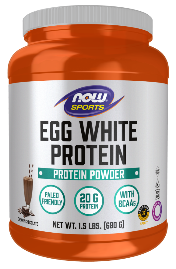 Now Eggwhite Protein Chocolate  1.5 Lbs