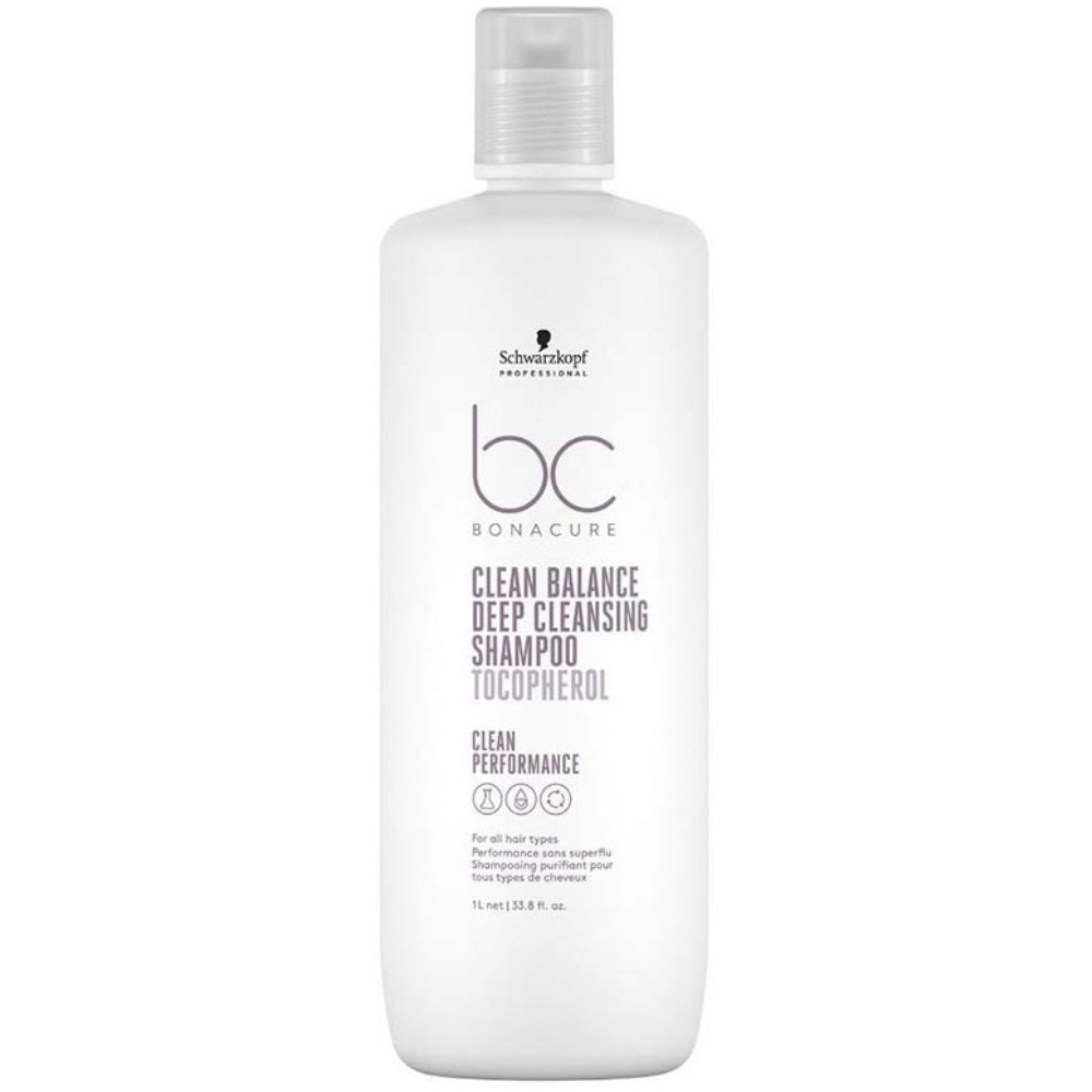 Bonacure Shampoo Clean Balance Deep Cleansing Tocopherol 1Litro