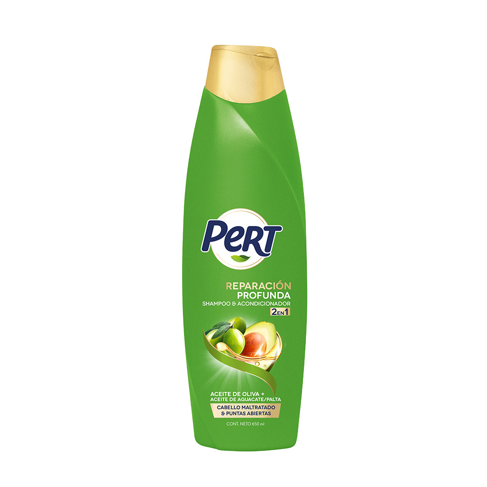 Pert Shampoo 2 En 1 Olivo & Aguacate 650 Ml