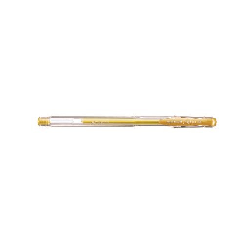 Uniball Bolígrafo Rollerball Signo Fine Dorado 0.8