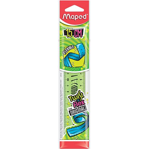 MAPED TRAZADO REGLA TWIST N FLEX 15 CM
