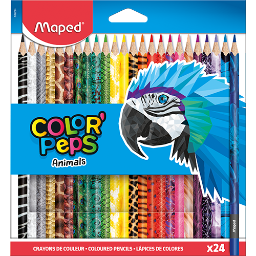 MAPED LAP/MADERA COLORPEP ANIMAL 24UND