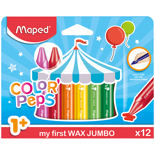 MAPED LAP/CERA COLORPEP MAXI BLIST12UND