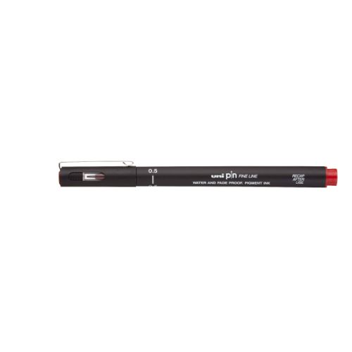 Uniball Fineliner Pin Rojo 0.5