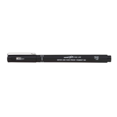 Uniball Fineliner Pin Negro 0.5