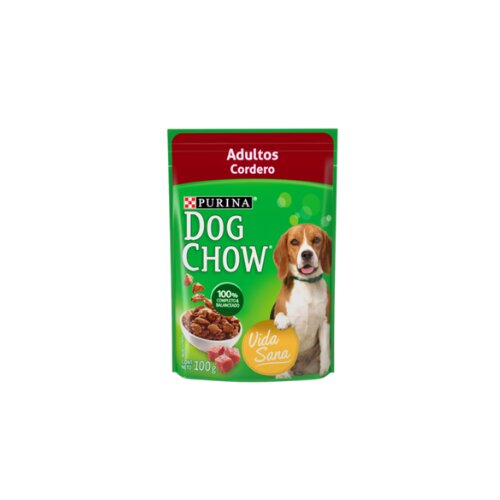 Dog Chow Pouch Adulto Cordero 100 Gr 