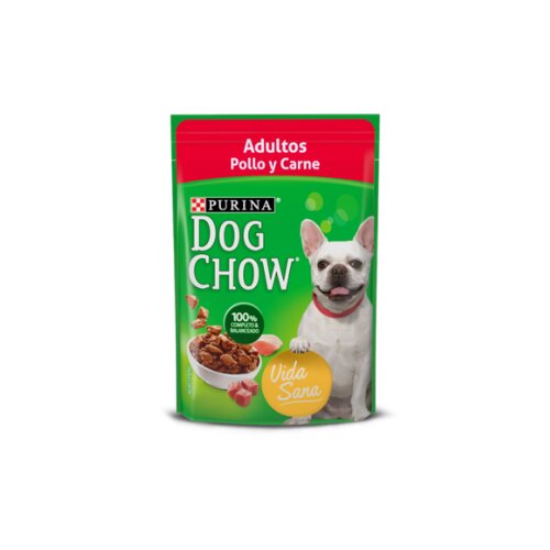 Dog Chow Pouch Adulto Pollo Y Carne 100 Gr 