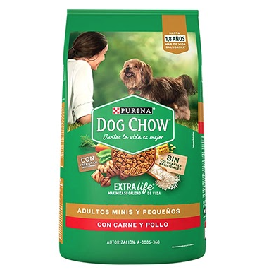 Dog Chow Adulto Extra Life Minis/Pequeños 4 Kg