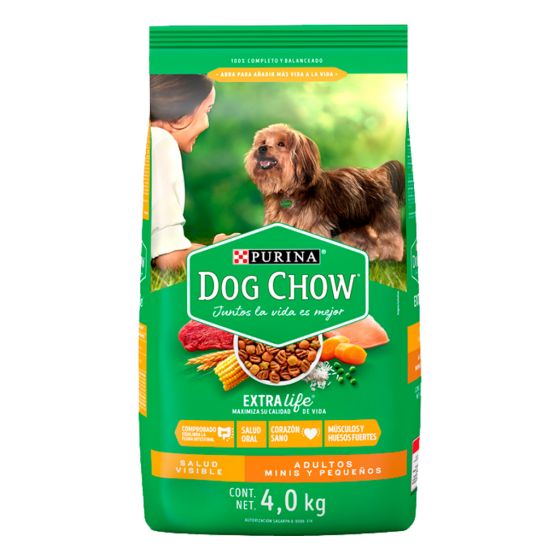 Dog Chow Adulto Extra Life Minis/Pequeños 4 Kg