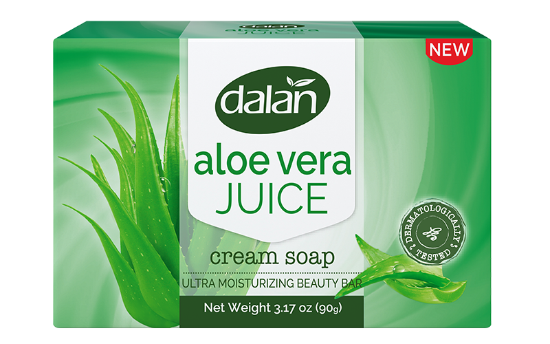 Dalan Cream Soap Aloe Vera 125Gr X 3Pack