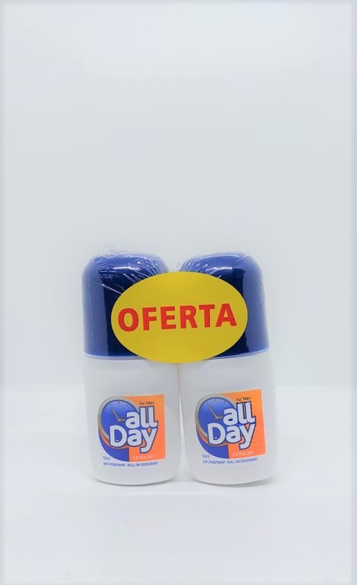 ALLDAY DEO R/ON XTRA DRY MEN DUO 25%