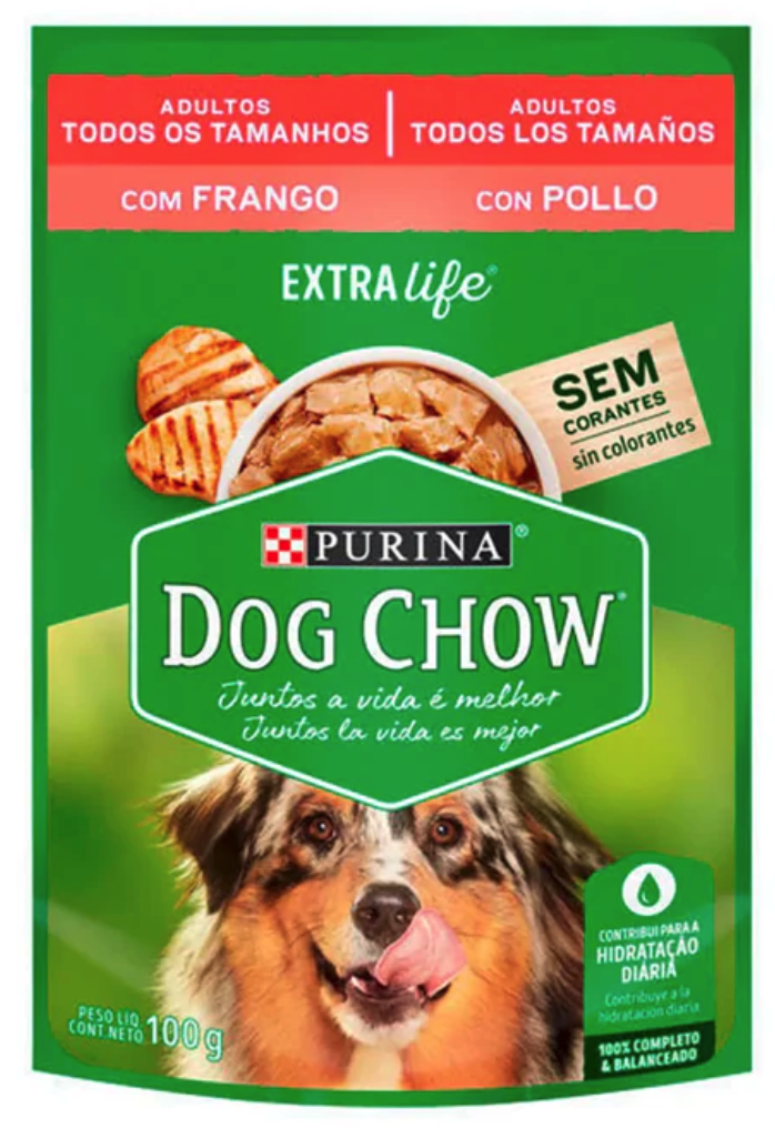 Dog Chow Pouch Adulto Pollo 100 Gr