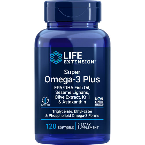 LIFE EXTENSION SUPOM3 PLUS EPA/DHA FISHOIL120CAP