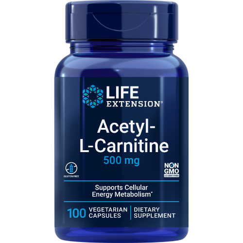 LIFE EXTENSION ACETYL L-CARNITINE 500MG