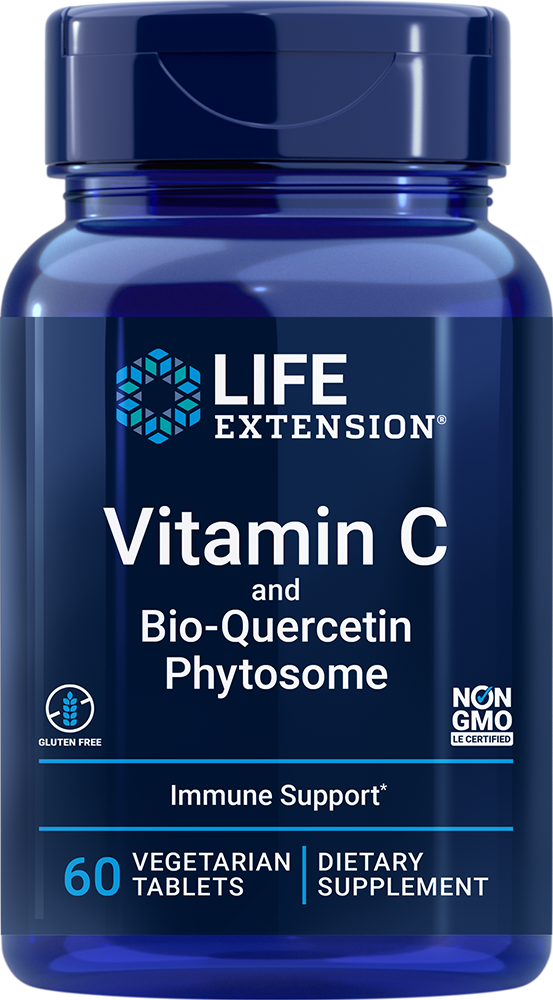 Life Extension Vitamina C Bio Quercetin 60 Cap