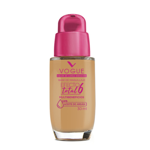 BASE EFECTO TOTAL 6 CON ACEITE DE ARGAN VALVULA AVELLANA 30 ML