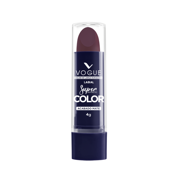 VOGUE LABIAL BARRA MATE SUPER COLOR IRRESISTIBLE 4 GRS